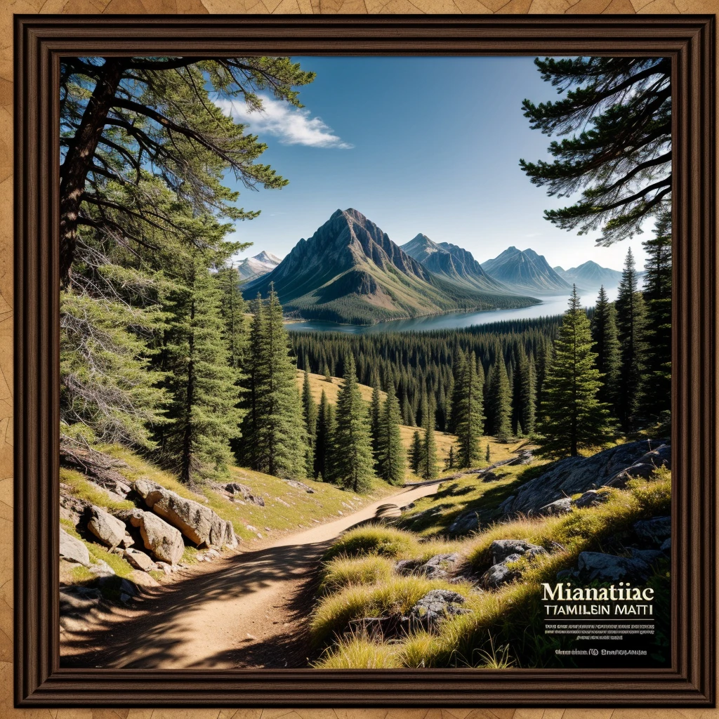 Hiking Map - SeaArt AI