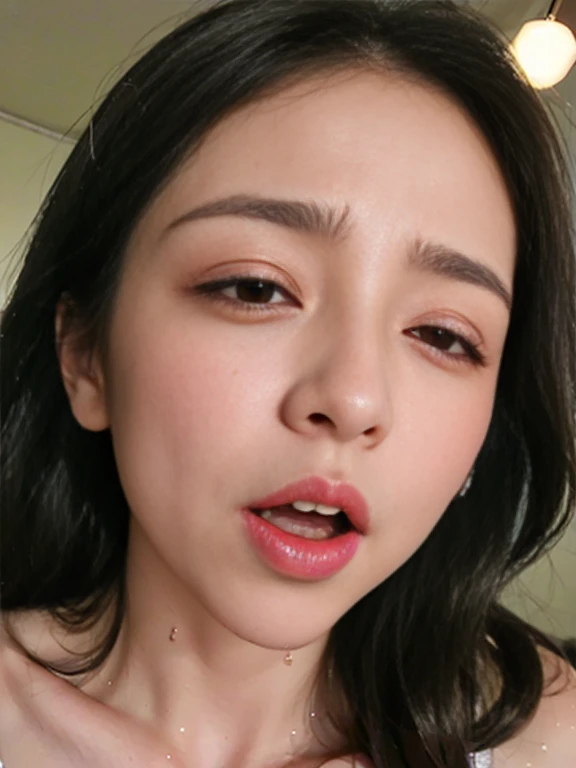 (Realistic:1.3、Ultra HD、Ultra-high resolution、8K、Female Japanese Housewife、寝室でBlowjobチオをするMature Woman:1.5、At the bed)、((Look Viewer:1.8))、(Extremely realistic skin texture:1.4)、(Realistic:1.3)、short hair、((Embarrassed expression:1.5))、(blonde:1.5)、48-year-old woman、Mature Woman、Ponytail Hairstyles、(Brown eyes:1.3)、(Face close-up:1.22)、(Sweaty:1.2)、(Nipplesを見せる)、((衣服から突き出たNipples,))、dress、美しいNipples、Nipples、(Shooting from the side:1.1)、Drooling、((Blowjobチオ:1.6、Blowjob、Cum in mouth、Bukkake))