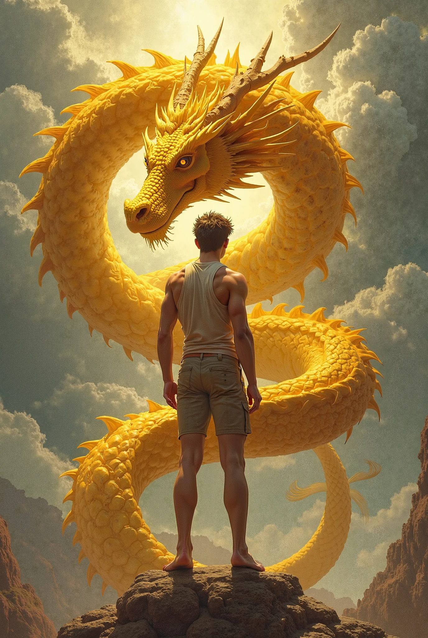 Herakles, in his quest for the Twelve Tasks, was tasked with stealing one of these apples. To complete the work, he killed Ladão with a poisoned arrow. As a reward for the dragon's loyalty, Zeus placed him in the sky as the constellation Draco., where he stays, coiled around the celestial pole, as an eternal symbol of vigilance and power.
