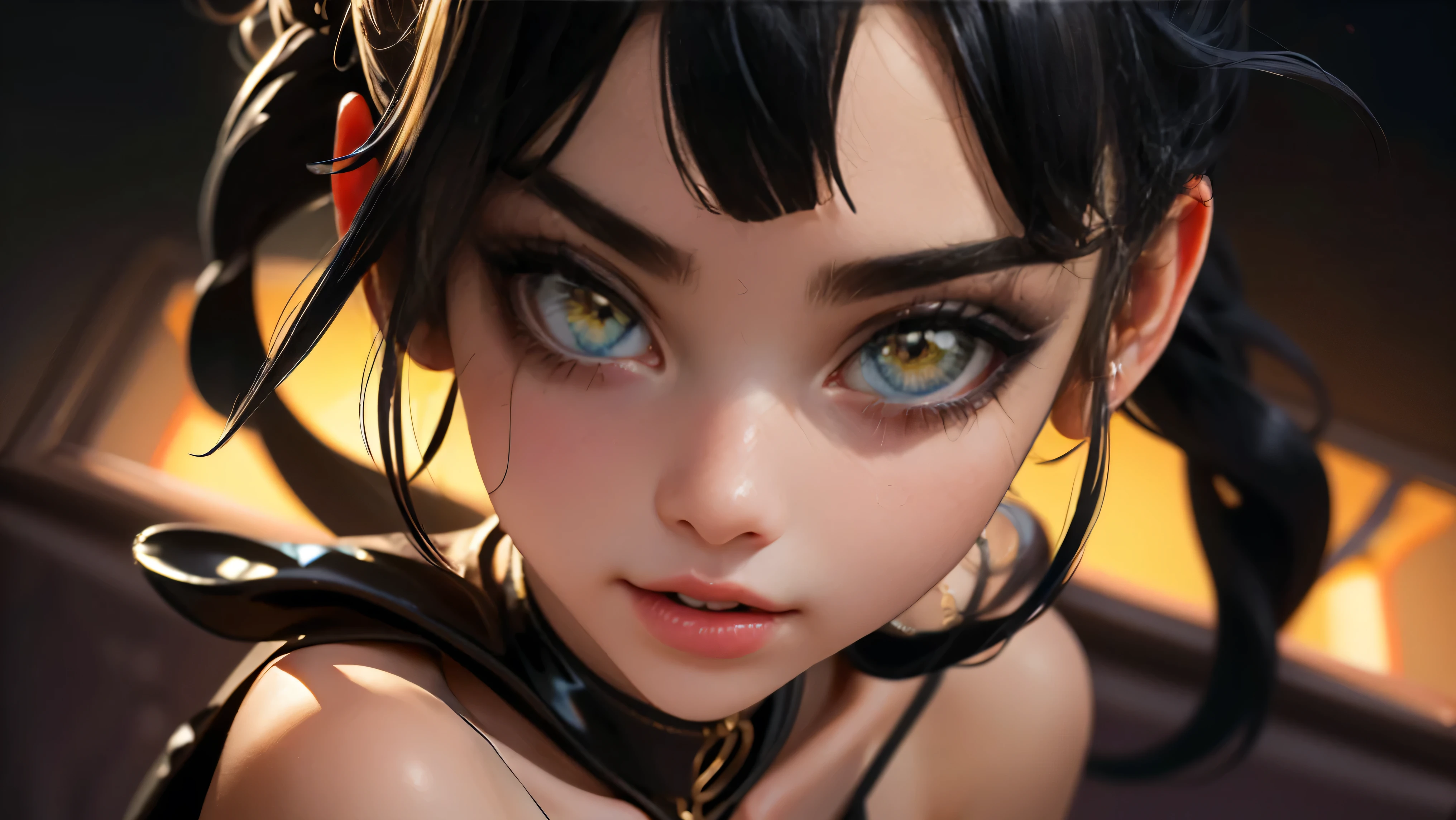Masterpiece, Hi-detailed, best quality, 8K, (realistic), (Middle ages), ((single girl, solo, only one girl)), (cowboy shot), (close up), (standing pushing her breasts together)), ((goth girl)), ((li girl)), ((makeup)), ((long eyelashes, mascara, eyeliner)), ((black eyeliner)), ((dark lips)), ((slave girl)), ((girl standing holding her tits)), ((welcoming you home, excited for you)), ((wanting to entiice you)), ((cute, young, 15)), (tall and lanky), (Skinny), (thin frame), (fit, body), (feminine body), (purple hair), (small breasts, round breasts), ((sexy clothes)), ((extremely revealing)), cleavage, beautiful, perfect face, perfect body, large eyes, green eyes, staring at you longingly, Middle Ages, Fantasy,