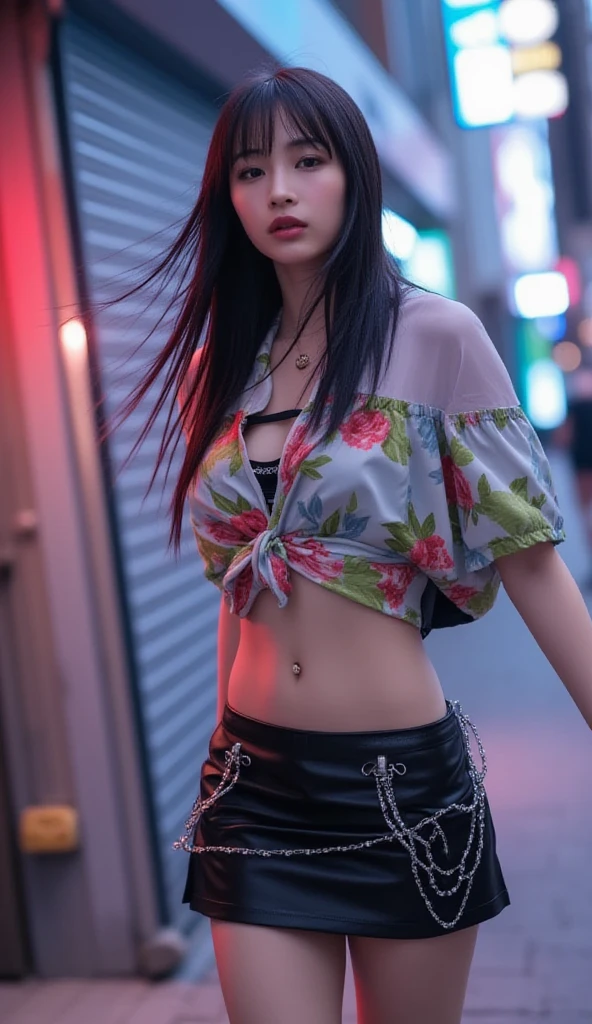 (Hyper-realistic) , (illustratio), (Increase the resolution), (8K), （RAW photos，best qualtiy），（realisticlying，photograph realistic：1.3），best qualtiy，highly  detailed，tmasterpiece，Hyper-detailing，one-girl，Wear trendy clothing。