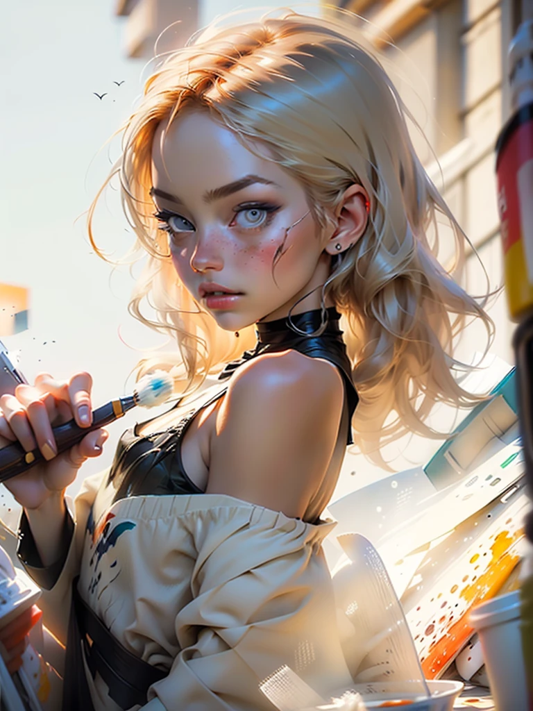 fullllbody、White-haired、(dragoon: 1.2)、Brantovan、шедевр、beste-Qualit、Official art、Highly elaborate CG Unity 8K wallpapers、For girls、Super-High Resolution、(photo- realistic:1.4)、Golden Hour Lighting、Sweater Dresses、(Upper body body)、(Platinum Shorthair:0.8)、(Puffy eyes)、watch audience、Front-facing、a smile、mideum breasts、Gentle smile、shirts lift、Luxurious interior