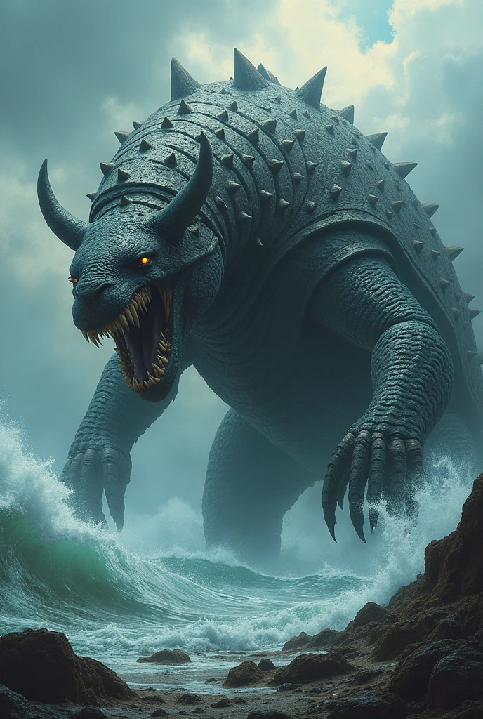 A monstrous strange animal
