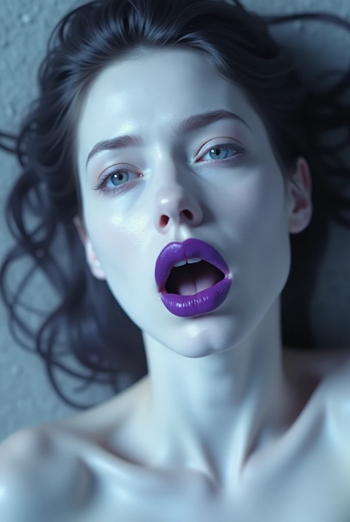 a woman sucking a penis,extremely detailed, photorealistic, high resolution, 8k, masterpiece, realistic skin texture, detailed female anatomy, detailed penis anatomy, erotic, sensual, intimate, dramatic lighting, cinematic composition, warm color palette (remove the purple heart also)