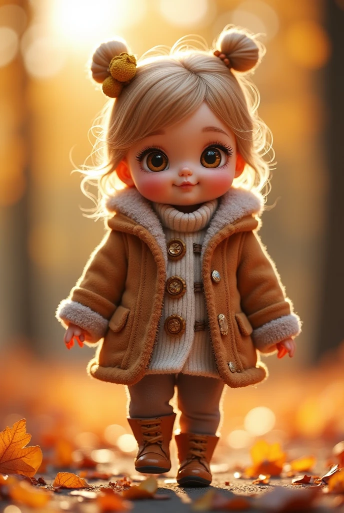 arafed little girl in a beige jacket and pants standing in front of a window, jaeyeon nam, cutest, children, toddler, katelynn mini cute style, ???, child, kids, jinyoung shin, soft warm light, ji-min, little ???, next gen, adorable, soft - warm, amber, olivia, eeri, innocent mood