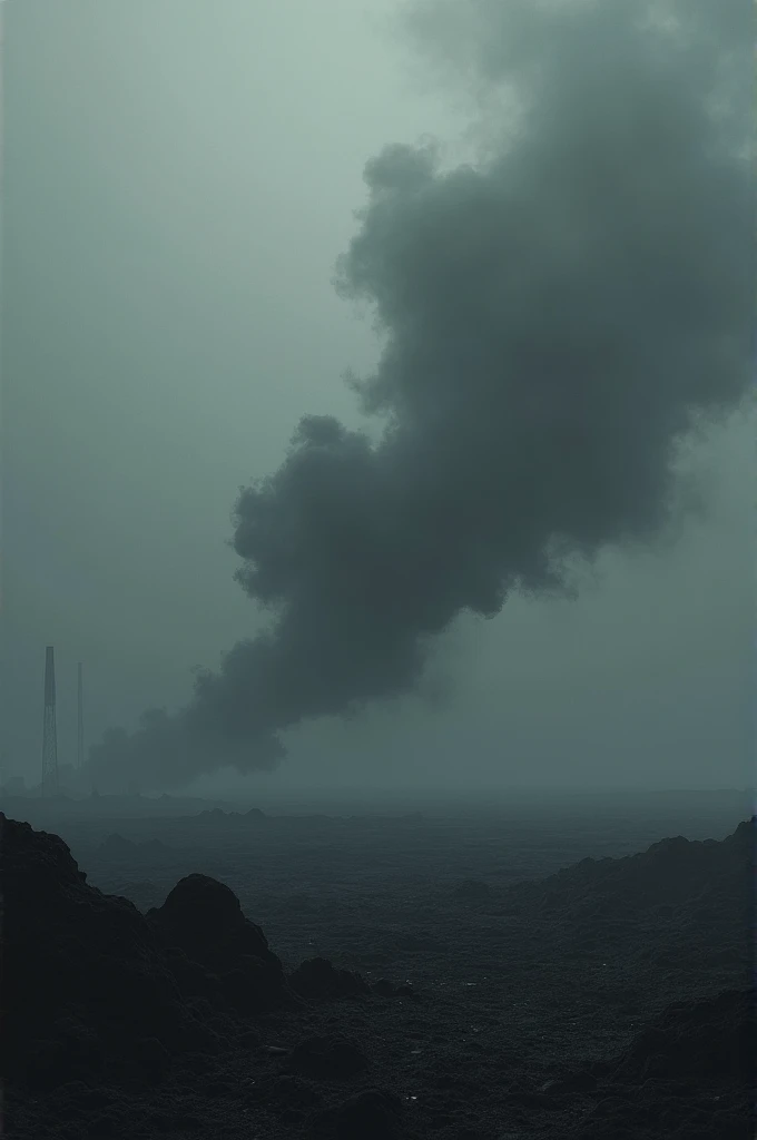 describe the miasma of dark mist that appears to pollute the lake and turn the water black, lake water become black, black mist