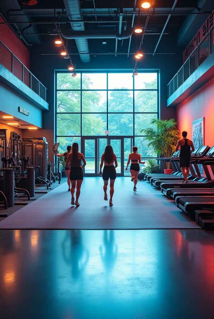 Create an image of a gym