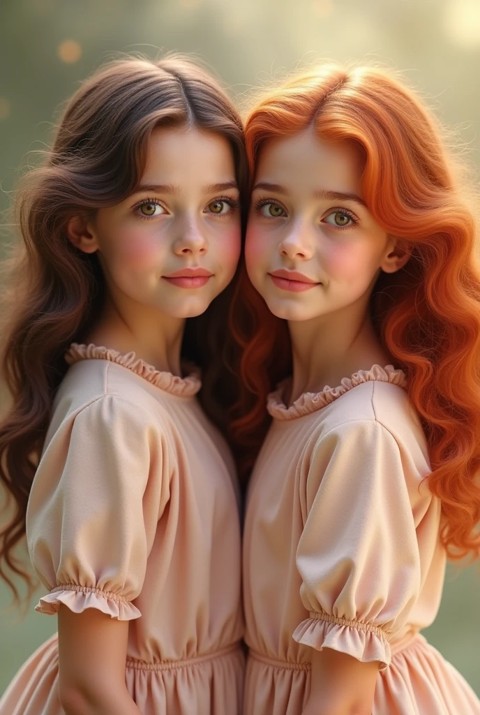 RED HEAD KIDS CABELO LONGO, DE JAQUETA DE COURO PRETA, PORTRAIT, gelo, gelo, neve.