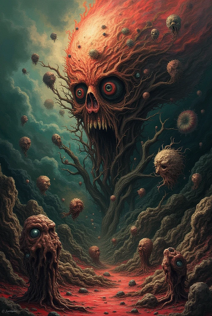 DonMX3n0XL, nightmare organic Multi-eyed evil toilet of death, horror,
rocky desert, deep canyon, dry tree, fear, blood, hatred
in style of Jacek Yerka
<lora:DonMX3n0XL:0.5> <lora:abysues:0.5> abysues, abx <lora:ral-dissolve0.8> ral-dissolve