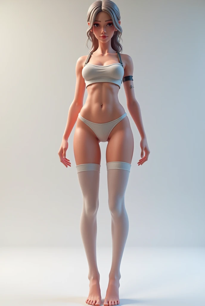 high quality, Perfect lighting, Detailed face, Detailed body, 1 Girl, alone, (Toned body), Are standing , Also, ((Also))
