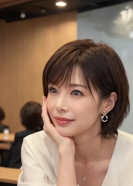 best quality, photo of a woman, sexy, mature, 65 years old,, Japanese, brunette messy pixie hair, mega big breast, wearing knit, tight clothes, sagging breast, no make up, double big eyes, big nose, housewife, waiting cum, cream pie, ddd , face with many wrinkles, old mam, erect huge nipples, pov blowjob, cum shot, round face, wrinkles around the eyes, baby face, beige bra, tight clothes, aquiline nose, slutty, tired face, old face, lewd woman, dark eyes, I wanna sex you up, facial wrinkles, baby-faced old woman, sharp eyes, dimples, milf, lace underwear, ordinary mature woman, rough skin, loose skin, long eyes, small face