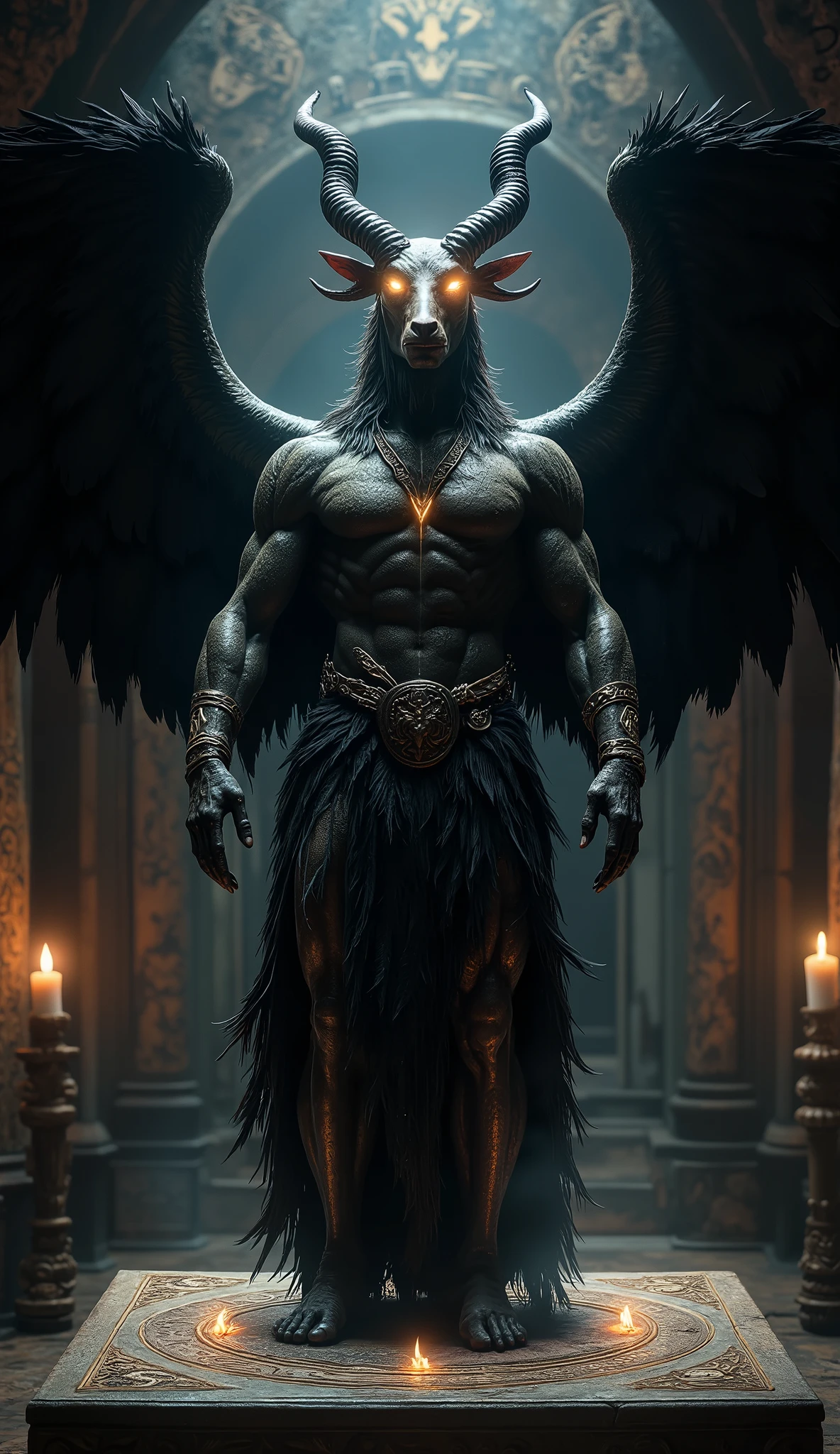 Hot Black Man riding a bat with the words "Gongo Man" in the background.