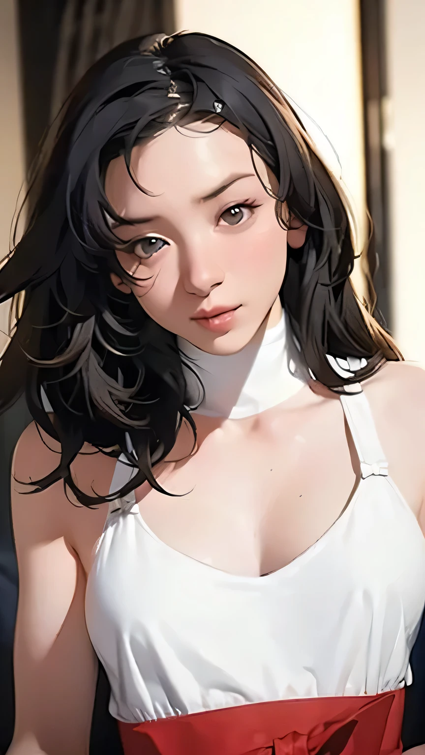 (Lola:Cartoon-000009:1.0),(black and white)、(Very high contrast:1.2)、(Ink Art_dark ink:1.2)、(vintage poster),1 girl comes in,cute,very detailed eyes,Extraordinarily detailed face,Very detailed hair,8K,resolution,Mafia female executive