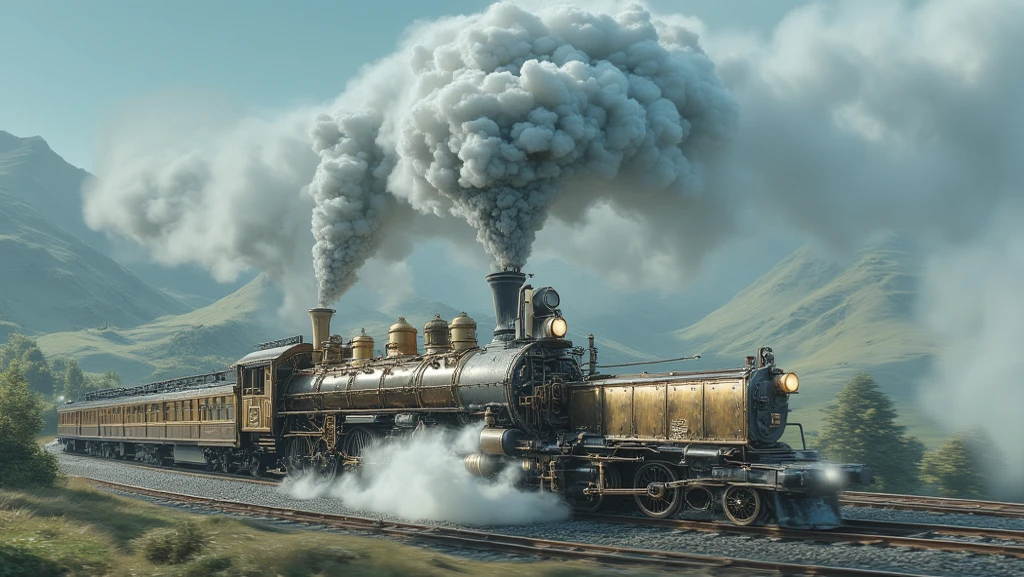Double Decker Steam Locomotive 