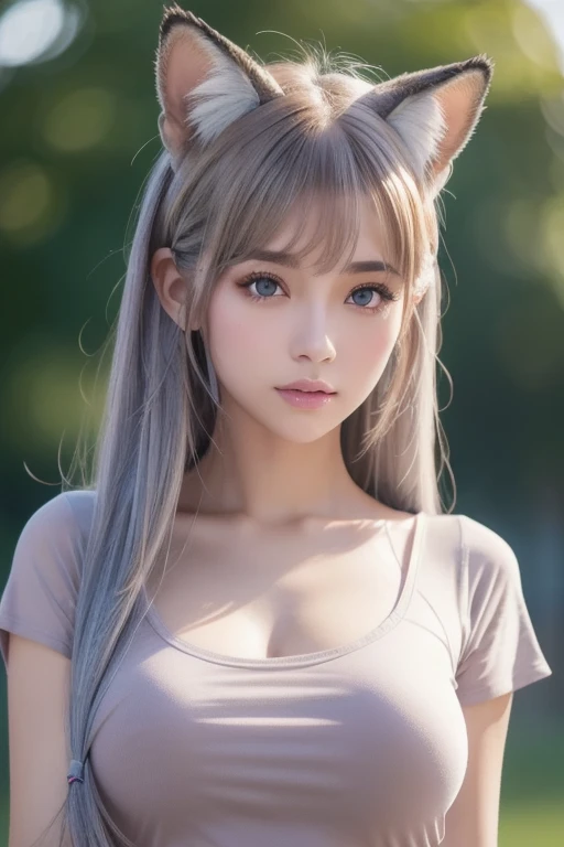 (ultra high res,photorealistic,realistic,best quality,photo-realistic), (8k, raw photo, best quality, masterpiece), (photon mapping, radiosity, physically-based rendering,automatic white balance), technological sense, best quality, masterpiece, illustration,CG ,unity ,wallpaper, official art, Amazing, finely detail, an extremely delicate and beautiful,extremely detailed, highly detailed, sharp focus,rich background,blurry background, (real person,photograph), (((high detailed skin,visible pores))), ((breasts)),<lora:add_detail:0.9>, This woman embodies the enchanting spirit of the mythical Japanese fox, known as the Kitsune. She wears a vibrant kimono adorned with intricate patterns, representing the elements of nature. Her long, flowing hair is adorned with delicate cherry blossom flowers, and fox ears peek out from her hair. Her eyes sparkle with mischief and wisdom, reflecting the duality of her nature. With her magical abilities and mischievous charm, she weaves tales of transformation and adventure.
