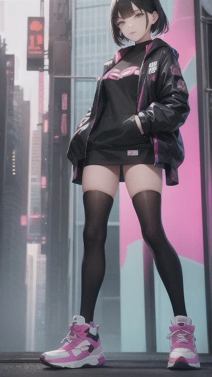 {{Makoto Shinkai styled anime}}, jumping in the mid air, {{beautiful intricate triadic}}, beautiful eye,Burgundy red magic hoodie, {Glitch art}, surrealism, {{full body}}, rich in details, luminism, masterpiece, three dimensional effect, 3d render, octane render, {{mix of bold dark lines and loose lines}}, Isometric, awesome full color, {{ultra detailed face}}, {{rule of third}}, 8k resolution,neon lighting,showing panties,1girl,cameltoe,pussy line,nipples visible through clothes,bob hair,pussy juice stain,saliva trail,
