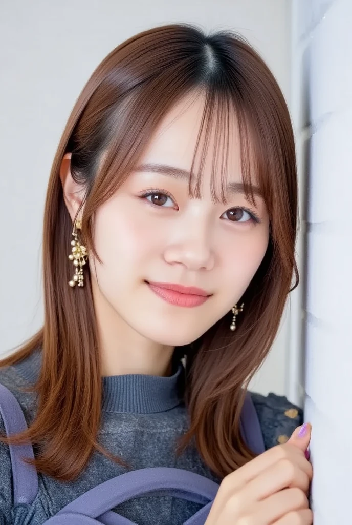 highest quality, masterpiece, ultra high resolution, (realistic:1.4),very detailed,professional lighting smile,beautiful white teeth、