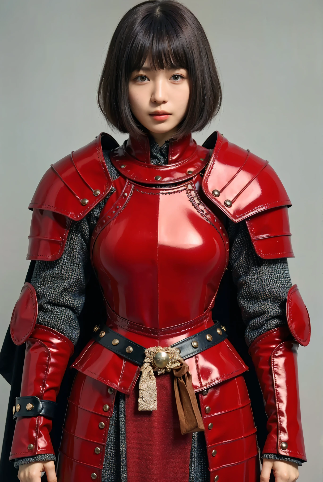 (Completely live action:1.37), (Amazingly realistic textures:1.37), (masterpiece, best quality:1.2), (8k uhd, 16k, 32k, ultra high res), amazingly realistic skin, amazingly realistic photo, superrealism, (photorealistic:1.37), (RAW photo), ultimately realistic, (ultimately realistic all details), (ultimately realistic all textures), super realistic lighting, super realistic shadow, (japanese girl:1.5), ((young face)), smiling, happy, super realistic face, ultimately realistic skin, ultimately realistic eyes, (mascara:1.35)ultimately realistic background, ultimately realistic detail up, kkw-ph1, GotouMaki, (Canon EOS R6, 85mm, 1/200s, f/5.6, ISO 1600), (tattoo), (knight armor:1.37), (sel-frame glasses), (blue eyes:1.2), (silver hair:1.3),
