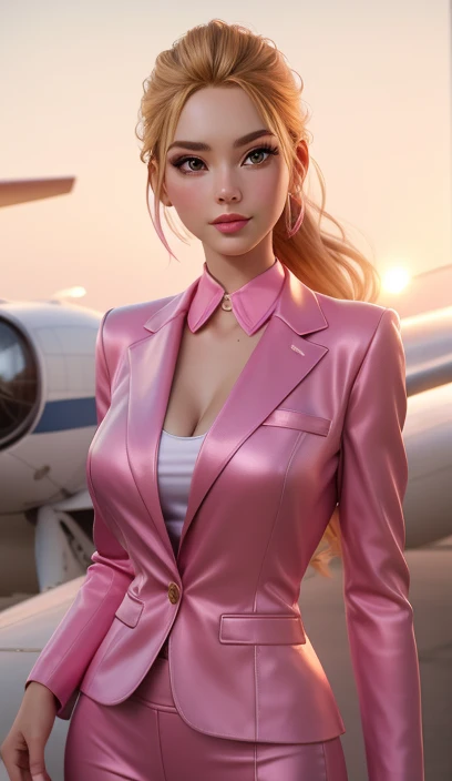 (ultra realistic,32k,RAW photo:1.1),(high detailed skin:1.1), 8k uhd, dslr, high quality, film grain, (makeup, mascara:1.1), lips,(thick\lips\),
(shiny glossy translucent clothing:1.1), <lora:koyanskayaofdarkness-lora-nochekaiser:0.5>koyanskaya of darkness, long hair, pink hair, swept bangs, (yellow eyes:0.5),brown pantyhose, choker, cleavage, collarbone, flight attendant, garrison cap, gloves, hat, jacket, long sleeves, miniskirt, navel, neck ribbon, pantyhose, pencil skirt, ribbon, ribbon choker, skirt, travel attendant, white gloves, white jacket, white skirt,, <lora:add_detail:0.96>, huge breast,
Standing with hands on hips, (upper body:1.1)
(busty:1.1) , (chubby:0.1),(glowwave:1.2),<lora:LowRA:0.4>, dark theme, blank background