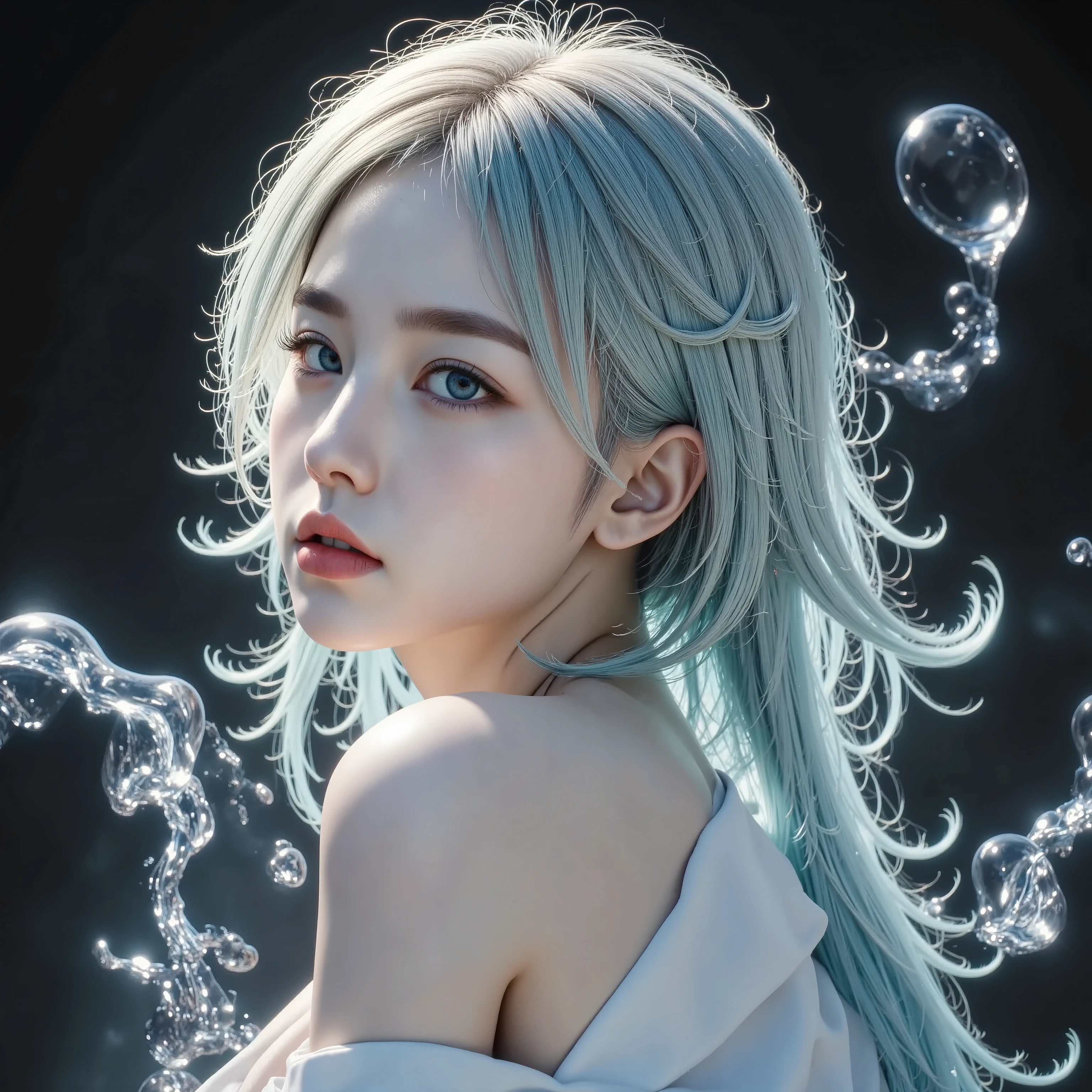 goddess、A water-themed temple
