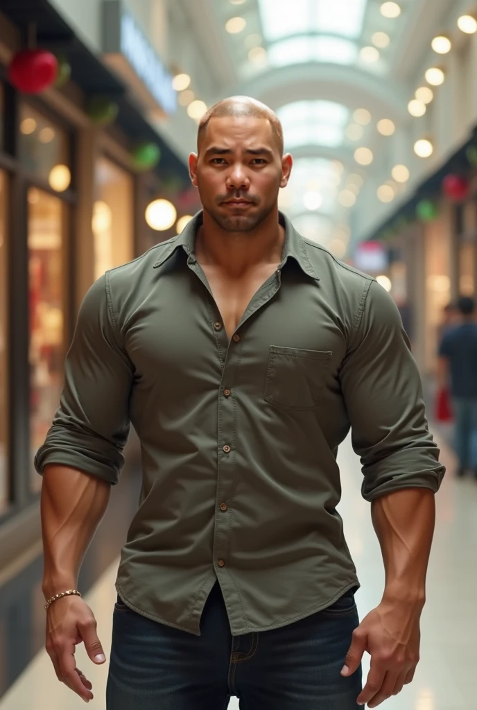 Make a man with a good body walk and people will look at him