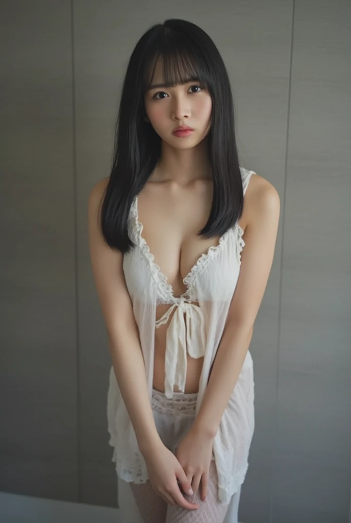 ((A beautiful girl showing off her underwear:1.4, holding and presenting sexy panties:1.3)), (Ultra detailed underwear), ( beautiful girl, Baby Face:1iful eyes), Slender body line, Small and slender figure, Beautiful breasts, Narrow waist, ((Neat Chinese dress:1.2)), (Detailed eyes and face:1.3, Professional photography techniques, Stage lighting), (Shy expression:1.3, View the viewer, blush:1.2), (Highest quality, 8K, masterpiece:1.2, RAW Photos), (Detailed hands:1.1, beautiful little hands:1.2)