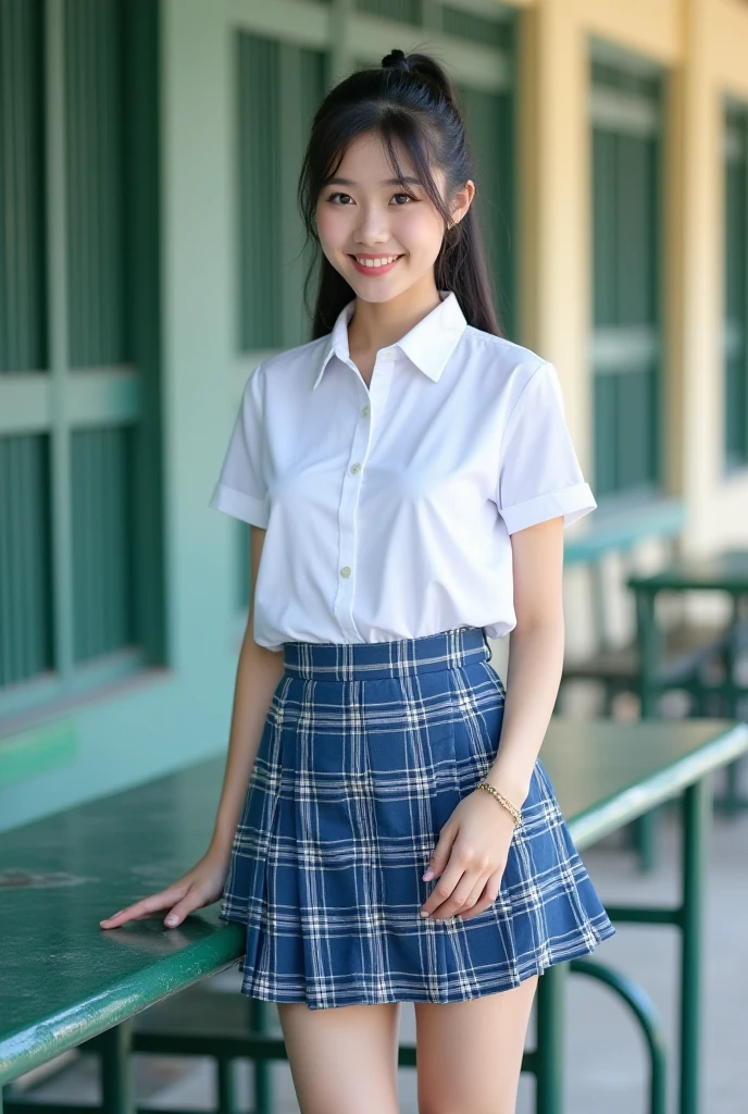 Female student Very cute Natural atmosphere boyish 16 years old Shortcuts
