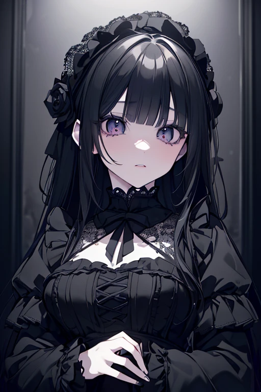 eye glass、bob cuts、all-fours、yes、A dark-haired、Blunt bangs、Red brilliant eyes、Sexy、Nasty face、Sitting,hand between legs,maid, over-kneehighs,Ahegao , Silly,Sexual ecstasy,Drunken eyes,Blunt bangs, Black hair,(masutepiece:1.2, Best Quality), (finely detailed beautiful eye: 1.2), (Detailed background,Dark Fantasy), (beautifull detailed face), High contrast, (Best Illumination, extremely delicate and beautiful), ((Cinematic Light)), Colorful, Hyper Detail, Dramatic light, Intricate details,