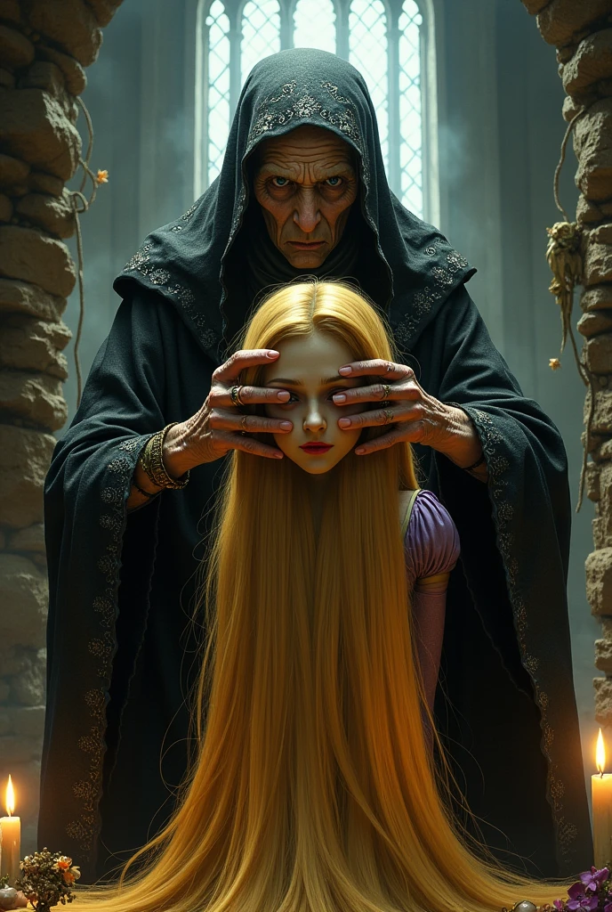 Witch in Rapunzel story


