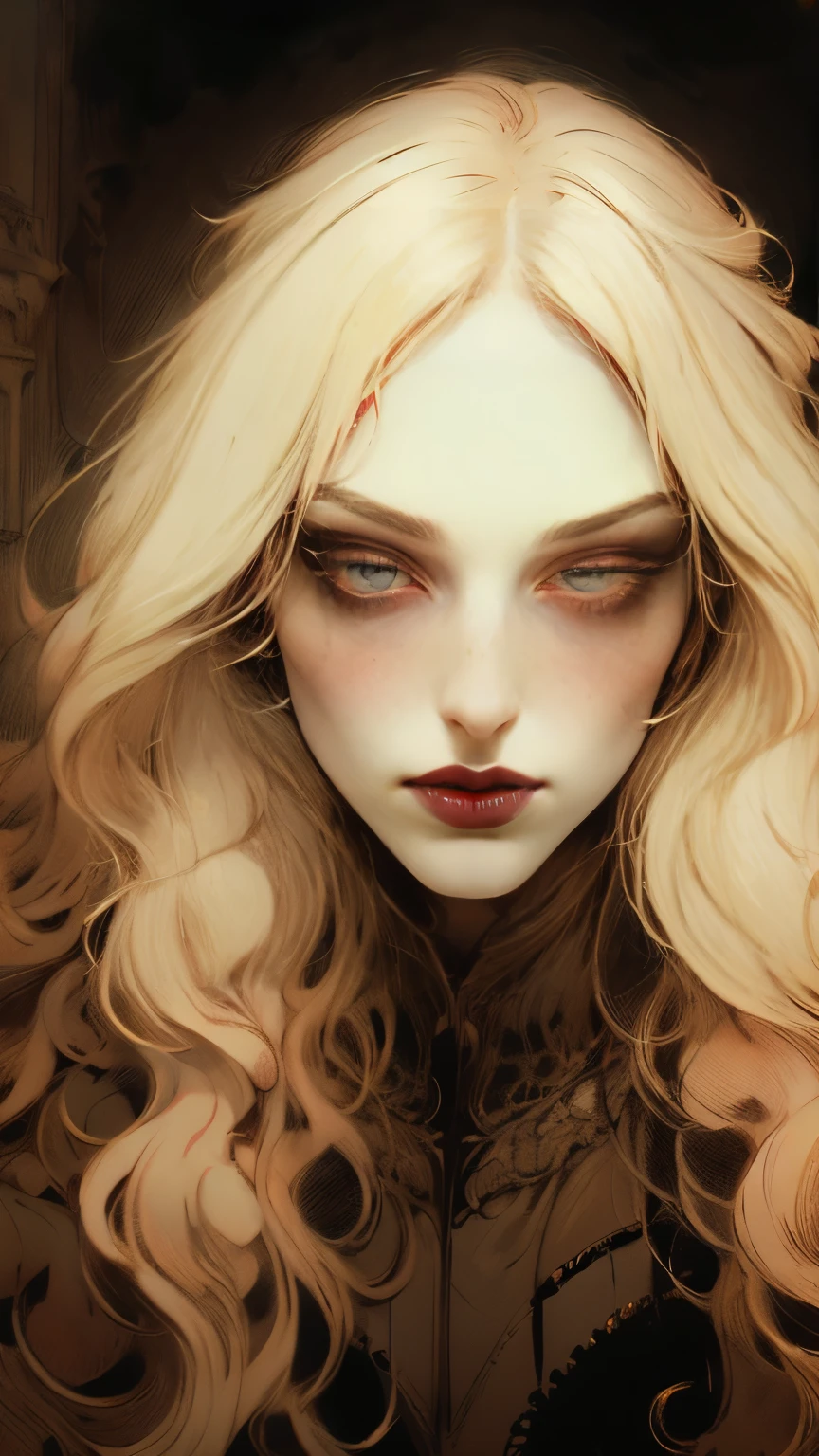 japanese vampire woman, (vampire), (goth vampire), 8K, ridiculous res , ((wide eyes)), Perfect face , Soft-bodied girl , pretty woman, perfect face , (Symmetrical), ((1 Girl)), average mature body , Natural body , (( full body photo)), VERY FEMININE , alone, masterpiece, Highly detailed , Flawless Eyes , ((Detail eyes)), expressive Detail eyes, Gothic Beauty , pale, open your eyes , ( Medium body view ), realistic skin , I have some freckles , realistic skin texture, (( small breasts)), blush, super fine skin , smooth background , Shy face, Analog style, dark and melancholy lighting , Atmospheric, (( very long beautiful white hair )), ( Very long hair), wearing a sexy black Victorian skirt, Lace, Rift, underwear, Corset , stocking, beautiful face , cosmetic, Long eyelashes, beautiful legs , 4K, 8K, 35 mm, Intricate details, incredible details , Soft movie lighting , HDR, sharp focus , complex, Elegant, Center, Mysterious concept