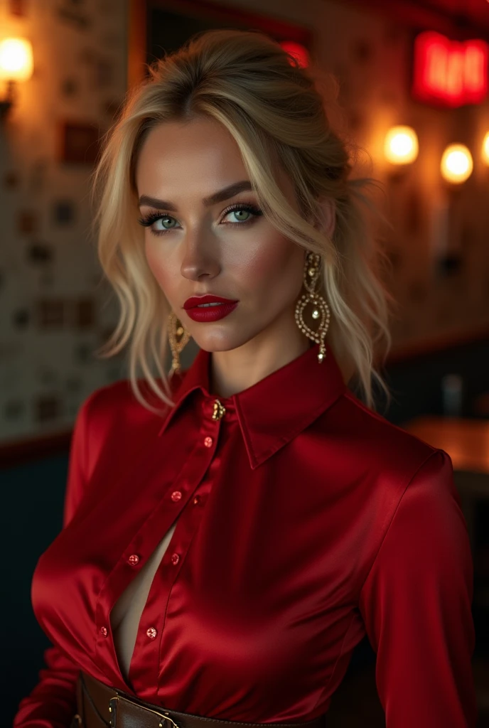 sexy blond woman with suim suit