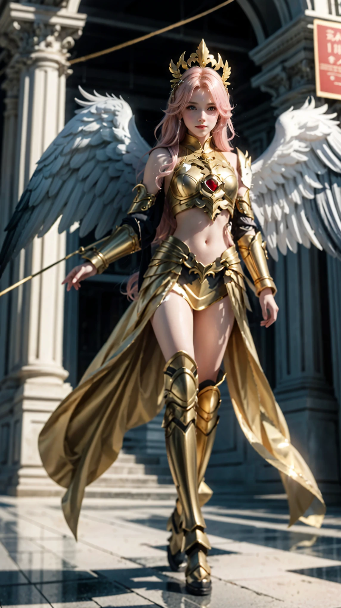   a close up of a woman in armor  , Anjo majestoso de    full body costume, angel knight girl, angel in gold armor   , tall female angel,   beautiful angel girl  ciborgue,  Linda Cleric ,  female key art by Cushart Krenz , serafim,   Shadowverse character concept  , goddess.  extremely high details, ( (   character concept art ) ),    Araffe's angel with wings Golden girls walking on a street  , Anjo majestoso de    full body costume, super wide angel, wide angel shot, wide angel, epic angel wings, tiro no corpo da goddess cinematográfica,       Epic angle and pose      , angelic wings, share,   beautiful angel girl ,  of Linda Angel ,   long-range shot of a tall angel  , foto gigante e impressionante da goddess,   there is a woman with pink hair  ,    full body costume,    full body costume,    looking at the camera, guweiz&#39;  unstyled artwork  , ! dream artegerm, Lois van Baarle and Ross, estilo de arte realistic, IG Model | artegerm, Sem style Ross Tran,   inspired by Ross Tran  , artegerm style, artegerm e atey ghailan,    Araffe covered in gold in front of a building  , angelic   golden armor  , unreal motor render    Knights of the Zodiac  , Golden Goddess Athena,    like a mystical valkyrie   , ornate cosplay, goddess grega Atena, usando    golden armor   , 3 d goddess minerva,    Knights of the Zodiac  , - Moon jewelry on forehead,    angry expression   ,    sad expression   , Sailor Moon,    golden armor   ,  ([    long hair ]:1.8), (  full body costume:1.8), (imagem de    full body costume em pé:1.8), (  upper body :0.3),portrait, ,    Middle Ages   , classicism,   style painting, paint,    traditional media  , realistic,    an extremely small swimsuit   ,    beautiful detailed face  , Figureativo, , oil on canvas, HDR, 8k,    Original Character   ,    High resolution little bear , high detail,   focus on the face, portrait, ,    Middle Ages   , classicism,   style painting, paint,    traditional media  , realistic,    an extremely small swimsuit   ,    beautiful detailed face  , Figure