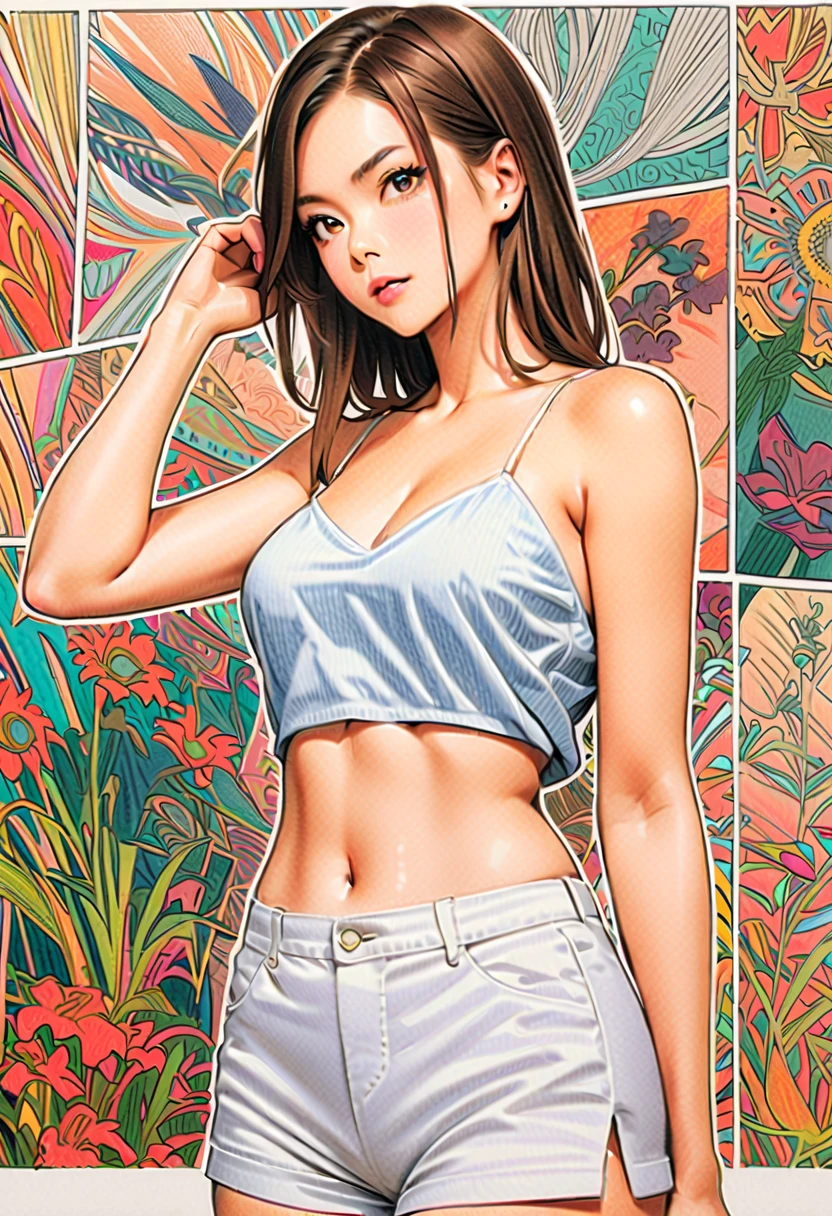 realistic, Highly Detailed CG Integrated 8 thousand Dendenden Wallpapers, Detail, High quality RAW color photos, professional photography, (8 thousand, RAW photos, best quality, table top: 1.2), (realistic, realistic: 1.37), (leggings tube top:1.4), transcendent beauty, young and cute, indian woman, glowing skin, big bust, half exposed chest, (cleavage of breasts:1.2), (fair face:1.2), (long hair blowing in the wind:1.2), (ride a bike:1.5), clean face, blemish-free face, beautiful waist, ((dressed up)), Perfect_possession, (On a variable bike path with a beautiful sunset:1.4), (Tanned, bronzed skin color:1.3),