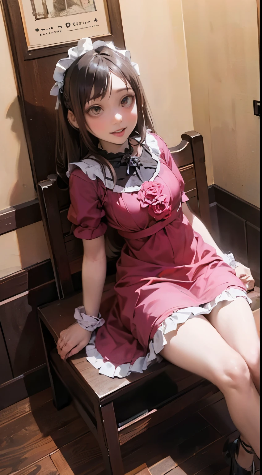 (masterpiece:1.2),8k, beautiful, high quality, ((Amazing Artwork:1.5)),
((Flexible and sexy posture:1.5)),(nsfw:1.2),
(gothic lolita:1.6),((ruffle,decoration rose dress:1.8)), (flower hair ribbon),thighhighs,
Cute girl, ((White skin:1.6)), (ahe face:1.8), ((Slim girl:1.5)), (:1.5), (( girl:1.5)),
pov,(naughty:1.7),(slut:1.8),
(On a dirty torture chamber:1.5), moody lighting, prison,
full body shot,