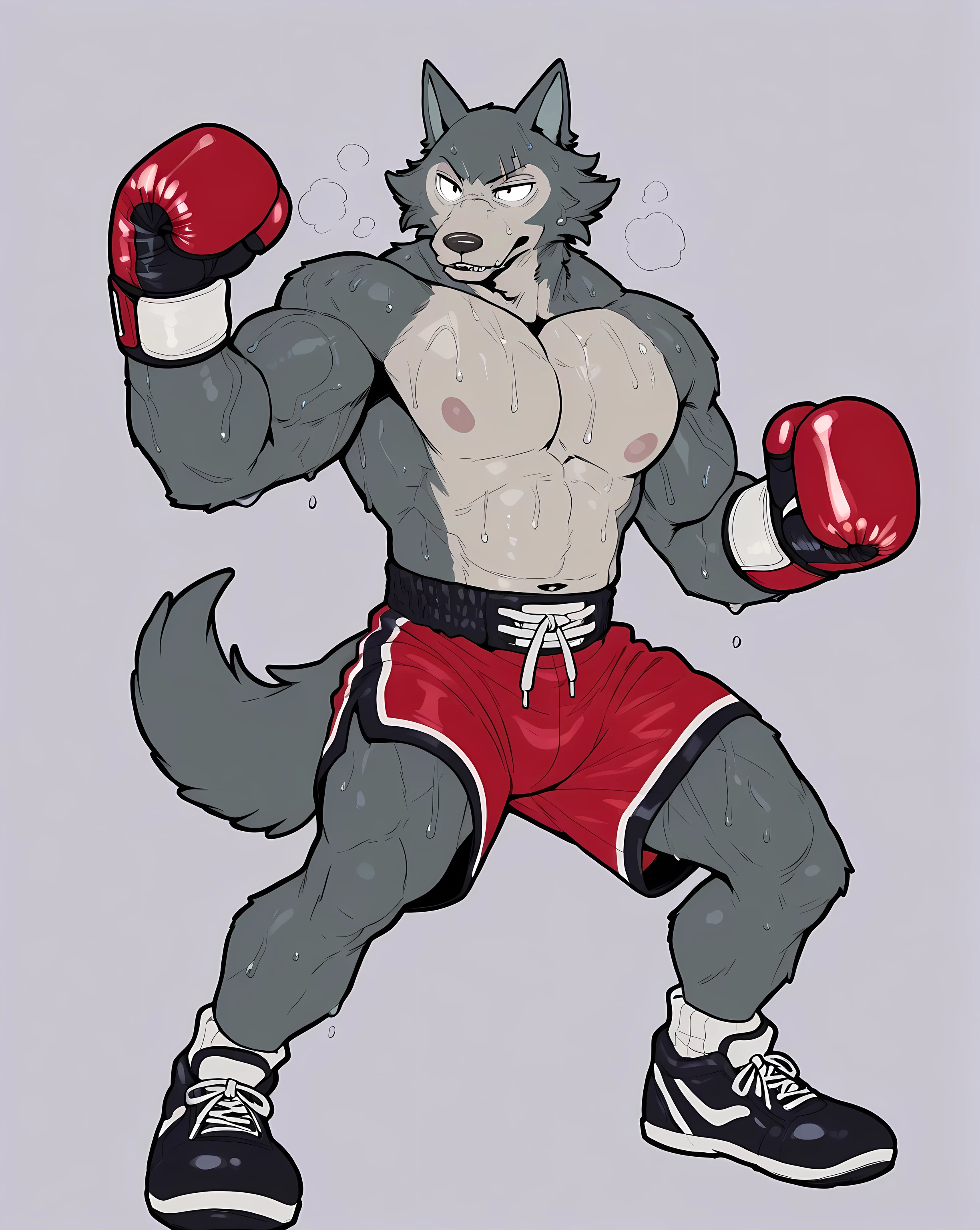 solo, 1boy, Huge Muscular Old Grizzly Bear wearing kickboxing MMA belt , thick pectoral, thick arms, huge pectoral, wide pectoral, hige brown fur, short white hair, Kickboxing MMA shorts, kickboxing MMA gloves, Kickboxing MMA Footwear 5 toes and shirtless, bearded, Kickboxing Martial Arts Cage Tournament background, masterpiece, semirealistic:1.2, high detailed, 8k, high resolution, kicking and punching