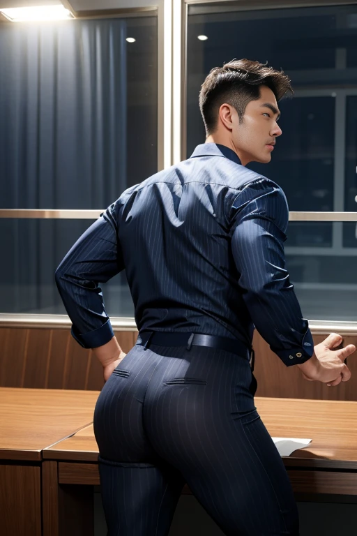 ((chinese man)), ((sexy slutty whore)) ,Gay,(((very thigh micro g-string Thong))),Bulge,fortitude,In the office,Office,((tight Black short stockings)),((sexy tight Suspenders)),liquids , k hd,artwork of a pornographic,underdressinasculine characteristics , (((photorealistic))) , ((real men)) , nsfw , ultra realistic , hyper realistic , ((shirtless)),((pubic hair)) , full body , Watching Viewers True 4K light and shadow , (unreal engine) ,(octane render , ultra-realistic , best quality , highly detail painting , super detail , dynamic angle , super-resolution , maxiumum clarity and sharpness , hdr) , (detail face) , (((photorealistic))) , (real man) , ((realistic photo)) ,(realistic style) , (real photo) , focus , detail , best quality, high-resolution , both foot on desk , (blush) , (nasty boy), erotic , sit on desk , bodybuilder , big fat thigh , big ass