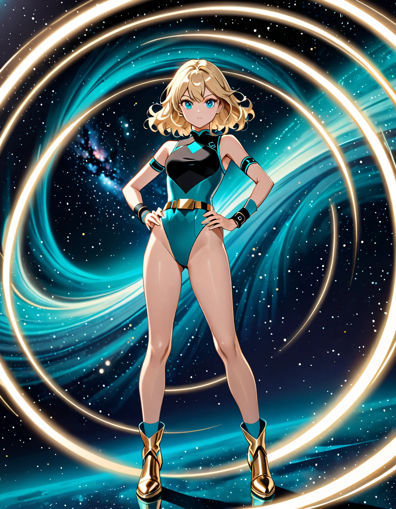 (masterpiece), (full body, full entire body), realistic, (portrait of 20 years old), Large-breasted, Himiko Toga BOKU NO HERO style, SWIMESUIT clothes, beautiful face, cute face, sunlight, cinematic light, bangs, a beautiful woman, beautiful eyes, perfect eyes, light hair, perfect anatomy, very cute, princess eyes , (frame the head), Centered image, stylized, bioluminescence, 8 life size,8k Resolution, human hands, wonder full, elegant, approaching perfection, dynamic, highly detailed, character sheet, concept art, smooth, facing directly at the viewer positioned so that their body is symmetrical and balanced, stunningly beautiful teenage girl, detailed hairstyle,