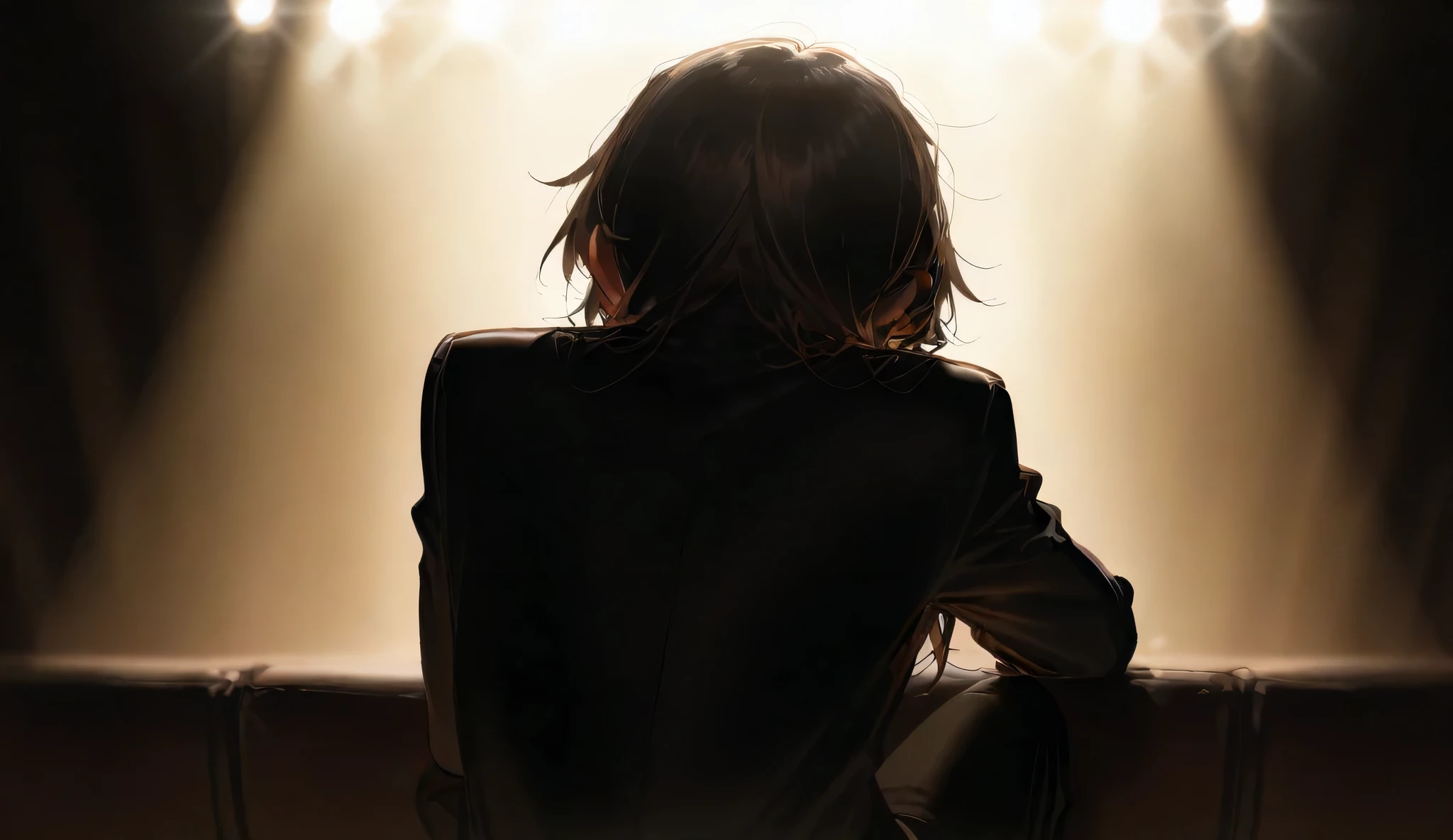 (( masterpiece, )),  high resolution, 8K, Movie Lighting,  high contrast ,miss,answers
