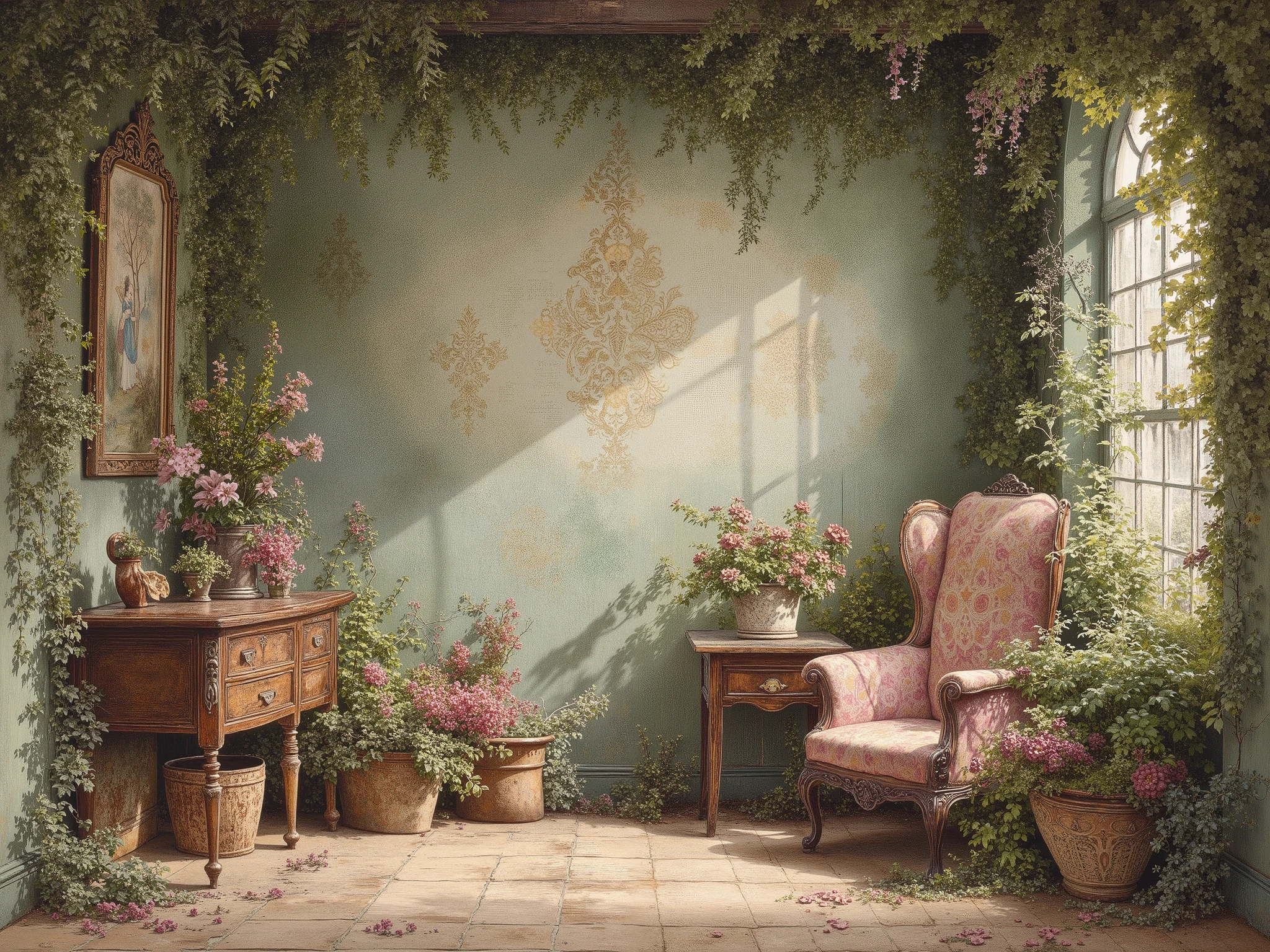 Pretty background photo.Emotional photo.Feeling comfortable.rest. abstract background .subtlety.Ivy is cool,vintage wall.Peaceful background without people.
soft light,light.vintage mood.vintage wooden wall.