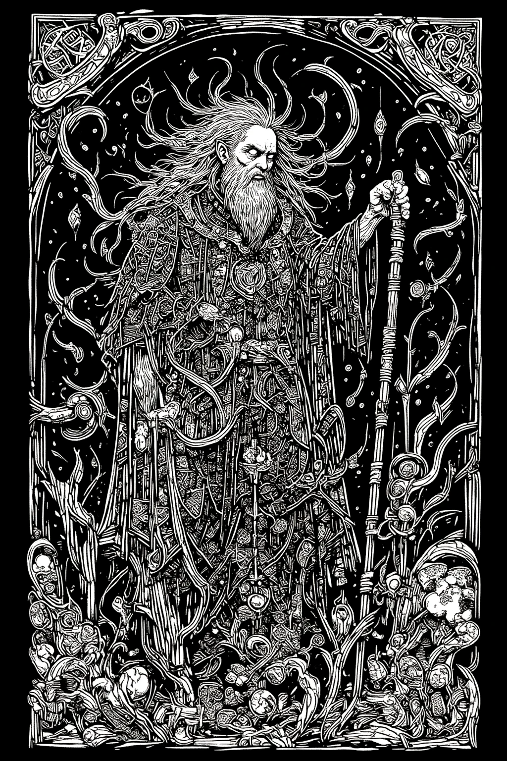 fantasyclassics, an ugly old man in a dungeon <lora:FantasyClassics:1>