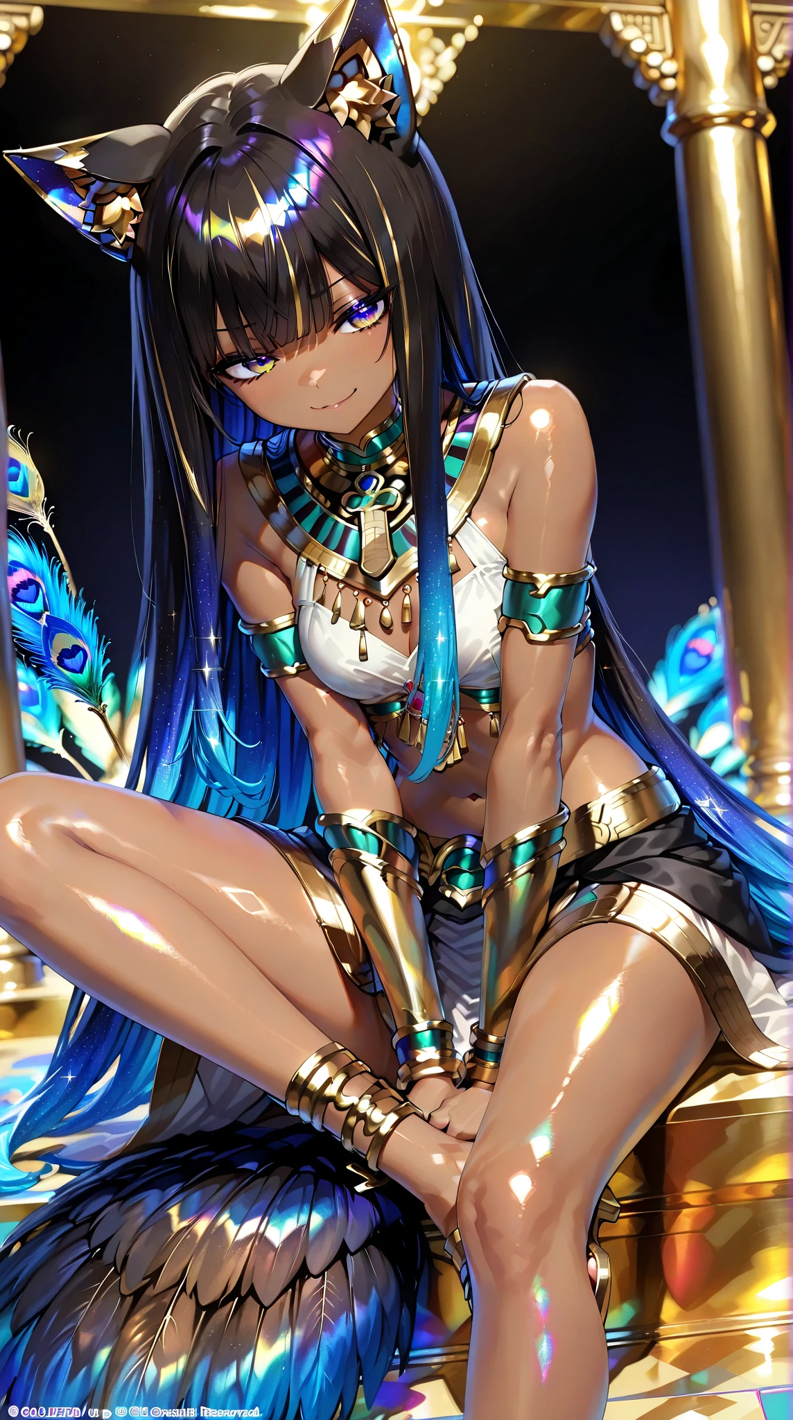 (obra prima) (perfection) (ultrarrealista |) (sem defeitos) de anime, Egyptian, egito, piramides