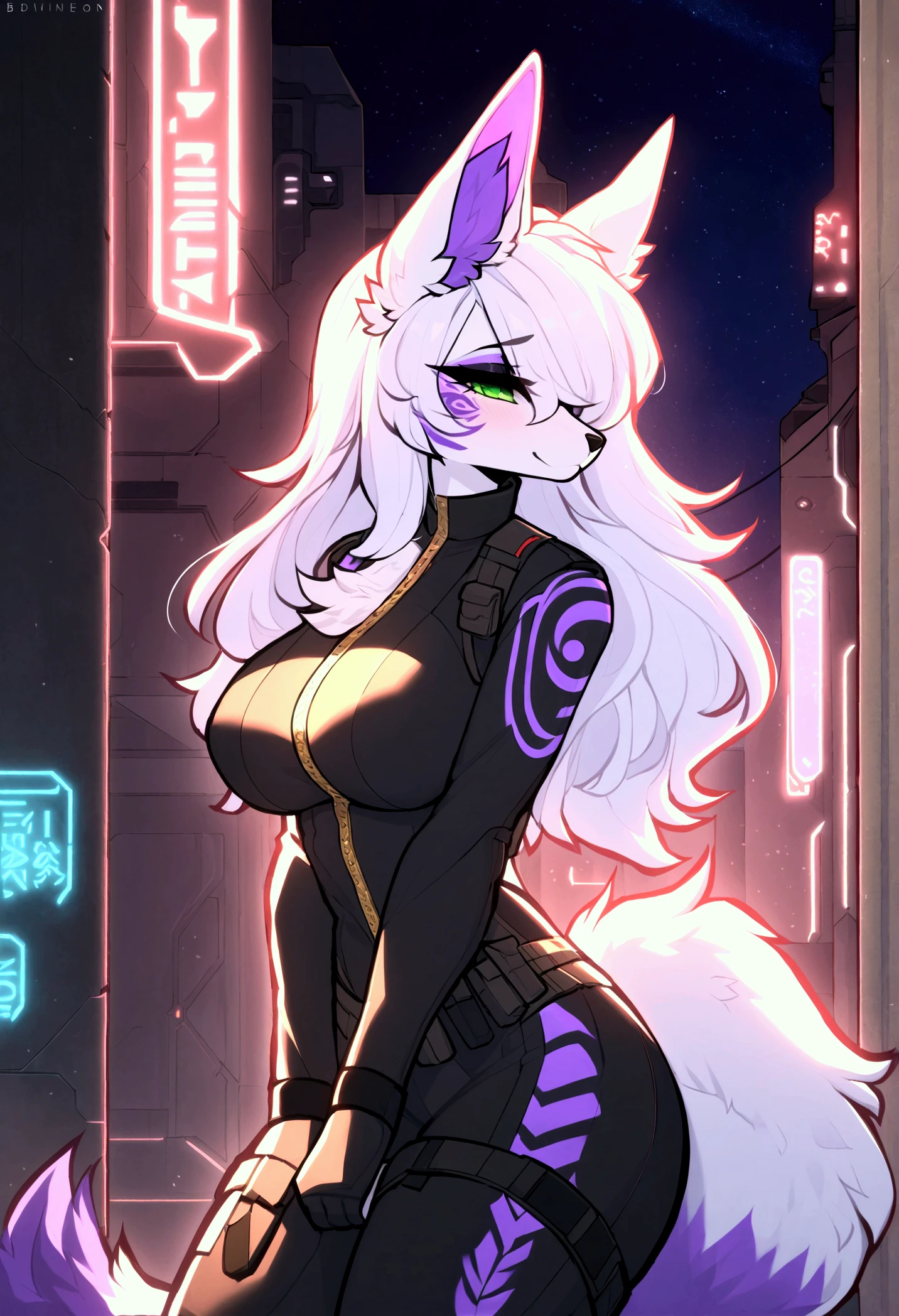 shyreifaolan, <lora:shyreifaolan-pruned-lora-nochekaiser:1>,
shyrei faolan, bangs, white hair, hair ornament, animal ears, twintails, (purple eyes:1.1), tail, ahoge, cat ears, cat tail, low twintails, facial mark, cat girl, tail ornament, medium hair,
BREAK gloves, navel, bare shoulders, black gloves, (original outfit:1.5),
BREAK looking at viewer,
BREAK indoors,
BREAK <lora:GoodHands-vanilla:1>, (masterpiece:1.2), best quality, high resolution, unity 8k wallpaper, (illustration:0.8), (beautiful detailed eyes:1.6), extremely detailed face, perfect lighting, extremely detailed CG, (perfect hands, perfect anatomy),