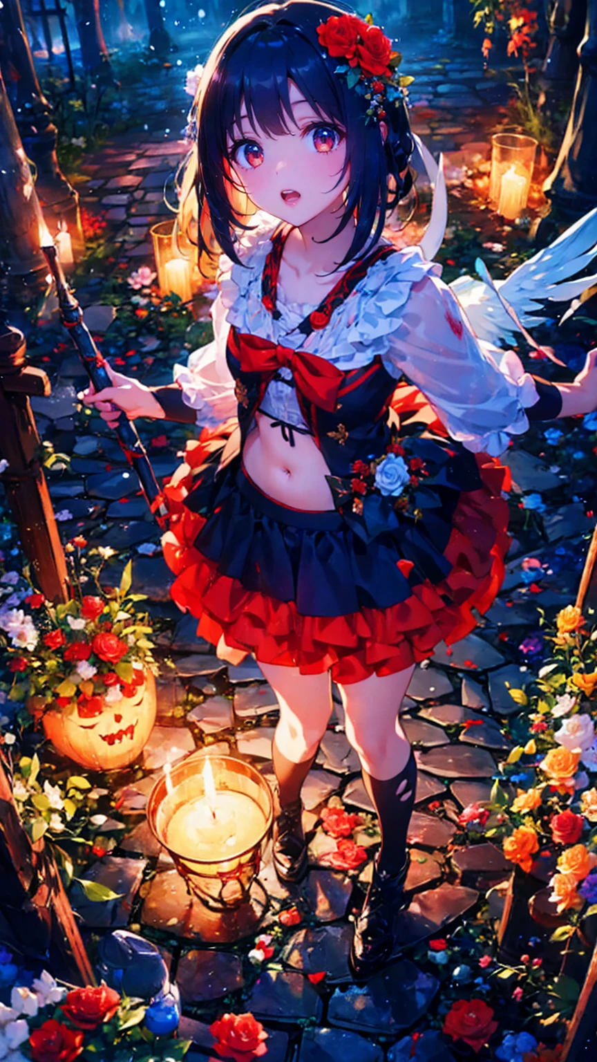 長い白いドレスに流れるような青いアクセントを持つ beautiful若い雪の女神, 雪の降る森に are standing, Long flowing white hair dancing around her , Sparkling Spiritual Wind Spirit , gentle face , beautiful細部まで描き込まれた目, beautifulディテールのある唇, 非常に Detailsな顔, long eyelashes, calm expression, Magical Fantastic Art , 4K, 8k, high resolution, masterpiece, 超 Details, is present, photo is present, 鮮やかなcolor, cinema( best quality ,4K, high resolution,Masterpiece:1.2),非常に Detailsな, is present:1.37,Masterpiece, best quality , 30 megapixel , woman, beautiful, elegant , smile, Blood, iridescent long hair, bangs, skirt , shirt, Long Sleeve, frills, shoes, (Red and Black:1.4), flower, creepy , horror, 頭蓋bones, long hair, black hair, candle, Blood, hair flower, Dead, hair ornament, bone, doll, 頭蓋bone, skeleton, horror (theme), creepy altar background,Dark Fantasy ,赤colorのスキーム, creepy 雰囲気 , Eye Catching ,story,anatomy, anime style, concept art , beautiful細部までこだわった顔と ((( red eyes ))),A terrifying ritual ,Satan's Ritual ,Premature death,misconduct,クレイジーなsmile,Scythe Face, GIRL MONSTER , beautiful, gentle face , Sharp Eye, sharp fangs, blue-white skin, blondes, robot ,Cursed Painting, dark背景, Cinema Lighting, dramatic shadow , gothic, dark atmosphere, Dark Fantasy , One Girl, , from above, open your mouth to show your teeth ,Sharp teeth like a beast, Wide lips, very big mouth, red cheeks , ,(Bloodしぶき:1.4),Scary smile, smile,Fallen angel design, ねじれたsmile、Bloodまみれの、頭からの出Blood,、Bloodしぶき、,(Bloodしぶき:1.4),Crossbones, 頭蓋bone, horrorスタイル, (( Fantasy Fallen Angel Costume)), ((流れるような black hair)), ,(Bloodしぶき:1.4),womanの曲線, Sexy Flat Stomach , perfect hand, perfect anime face, (( white lolita dress )), are standing , ((邪悪なsmile)), ,(Bloodしぶき:1.4), Steam circulation, Moonlight Illumination, Night Lighting , disaster々New Devil Horns,,(Bloodしぶき:1.6),アニメFallen angel design, ねじれたsmile、Magical Void Energy , Wake up the wind , Energy Cracking, boneの手, wear a luxurious cape , 星の妖精の頭蓋boneが周囲を漂う , Death Energy Ball {x} Earth and Rocks Floating Rich , Details glowing runic line floating around, 地上に横たわるboneと頭蓋bone , 濃い紫colorのエネルギー, , Energy Chain, terrestrial magic circle ,, Details, is present,4kの高度に Detailsなデジタルアート, Octane Render, , 8K解像度の concept art , realism, Mapper Studio Production ,Masterpiece, best quality , Official Art,illustration, ,(Nice_color), perfect composition, absurd, Fantasy ,High Concentration ,rule of third (Masterpiece, best quality : 1.2), 超 Details, Highest Details , (ボディ horror: 1.4), (biology machine: 1.3), (Bloodまみれ: 1.2), biology, ( rich and colorful : 1.2), Hans Giger, Many Hands, ( Zentangle: 1.2), skull crusher,[[Scared, parallel, Torn cloth, dark, fog深い, fog, One Girl , expensive, creepy , horror, wide creepy smile, Red glowing eyes , point it out to the audience , Supernatural Fear . Night Creatures . Terror Incarnation . Extremely Angry Voodoo , in a scary snowy mountain graveyard 、There's a witch . 濃いfogがブドウの木を包む , The big red moon behind ,Haunted House,Strange Forest , Ruins , creepy doll,