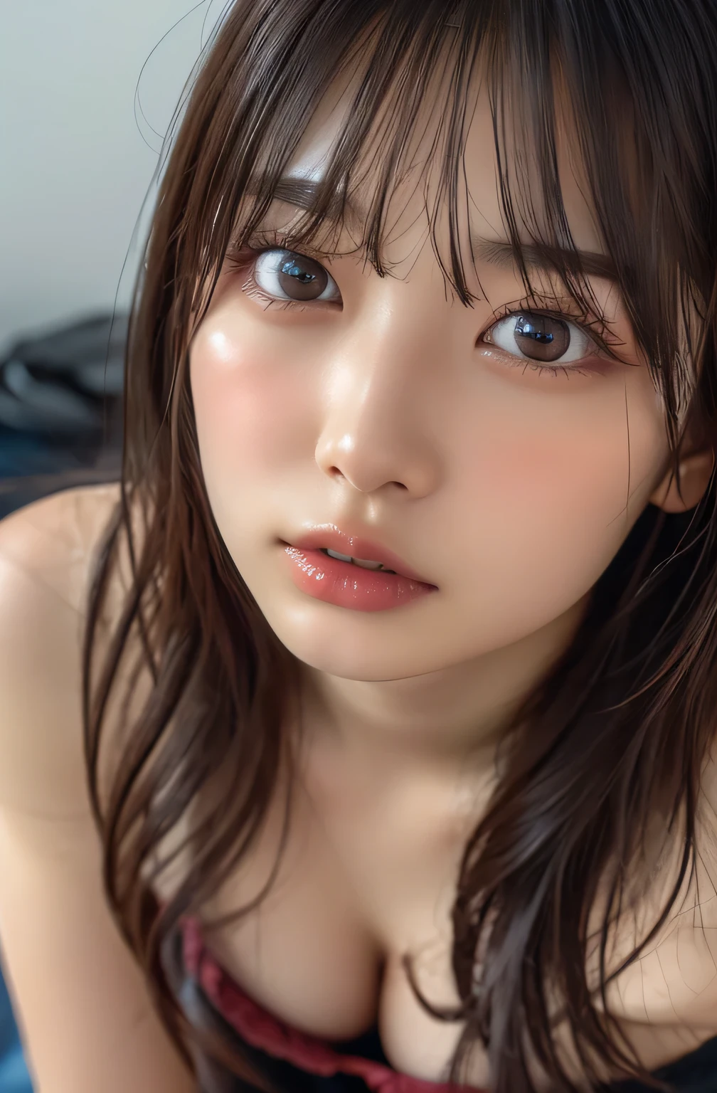 nsfw, nude, nipples, pussy, whole body, black hair, cool expression, full body:1.4, spread legs, (Clear Eyes:1.4), ( so cute:1.2), (Highly detailed face and skin texture:1.4),(Alone:1.3), best quality ,masterpiece, super high resolution,( photorealistic :1.3),( 8K Ultra HD , RAW photos:1.2),35mm Lens, debt/1,( detailed eyes :1.2), double eyelids,