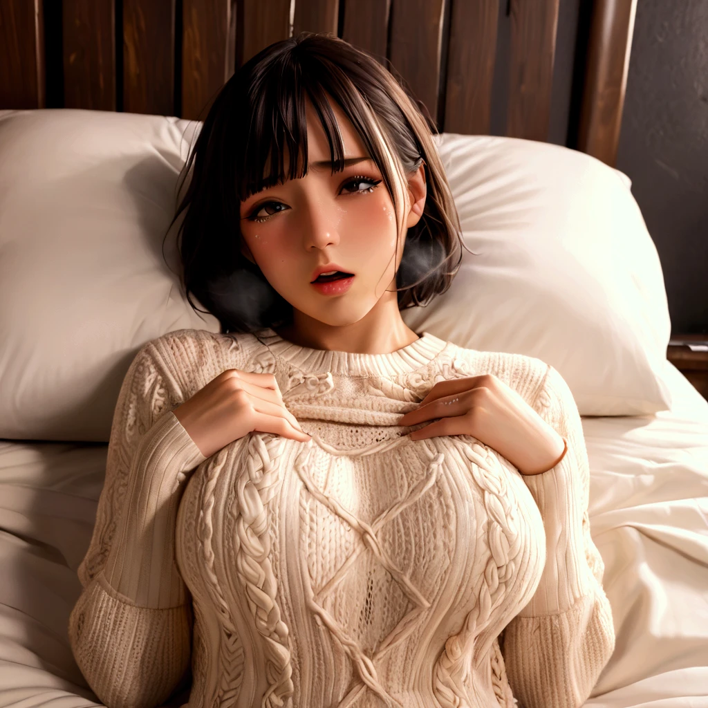 Incomparable masterpiece, perfect artwork, ((perfect female figure)), short hair, blonde hair, thin, realism, solo, (realism: 1.4), best quality, super high resolution, 1girl, porcelain, kpop ido, full body, gray cardigan, (C cup), beautiful, masterpiece, best quality, very detailed face, perfect lighting, solo, plain makeup, best quality, super high resolution, (realistic:1.4), super detailed, masterpiece, best quality, 👍 ulzzang -6500-v1.1 --auto