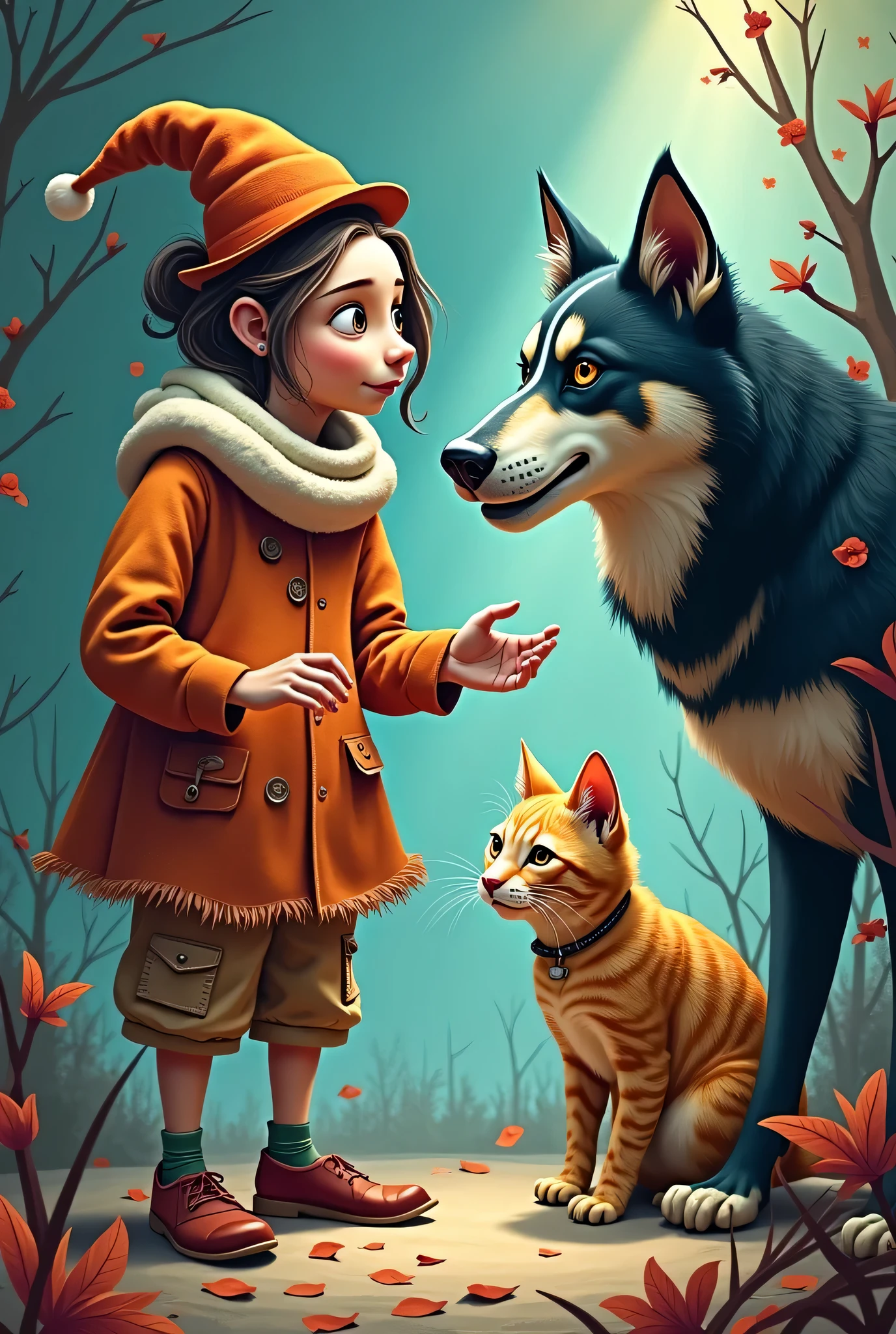 Of course, a short story is being presented here:

Dark room
The electricity went out at night. Alia was sitting in her room, the darkness was so deep that she could not feel her hand. Suddenly, a faint sound came from the corner of the room. Alia held her heart, took a flashlight in her hand and started moving towards the sound.

When she got closer, she saw a small kitten had come into the room and was shivering with cold. Alia immediately picked it up in her arms, wrapped it in a blanket and smiled and said, "I was scared too, but your innocence drove away all fear."

At that moment, the electricity came back and the room lit up with light, but the peace that came to Alia's heart because of that kitten was brighter than the light.

