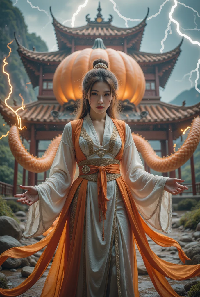 CG Giant Secret Realm,Asian women pose in colorful bikinis, Realistic secret manga girl rendering, detailed face of a asian girl, Realistic in the secret world, Smooth CG art, Realistic. Cheng Yi, Realistic secret style, A lovely secret rendering, Rendu portrait 8k, Render character art 8 K, Kawaii realistic portrait, (Linen batik scarf), Angry fighting stance, looking at the ground, Batik linen bandana, Chinese python pattern long-sleeved garment,Uncharted(Abstract propylene splash:1.2), Dark clouds lightning background,废墟(realisticlying:1.4),Black color hair,Flour fluttering,Telephoto lens high, A high resolution, the detail, RAW photogr, Sharp Re, Nikon D850 Film Stock Photo by Jefferies Lee 4 Kodak Portra 400 Camera F1.6 shots, Rich colors, ultra-realistic vivid textures, Dramatic lighting,8K quality, Girls,Backstreets, Dark clouds lightning background(realisticlying:1.4),Black color hair,Uncharted, RAW photogr, Sharp Re, Nikon D850 Film Stock Photo by Jefferies Lee 4 Kodak Portra 400 Camera F1.6 shots, Rich colors, ultra-realistic vivid textures, Drama light film CG society,Tropical canyon battle scene、Chinese big breasts、Vintage trench coat、three kingdom、ember、100 people、Faraway view、intense battles、high detal、masuter piece、NSFW,Multi-layered long-sleeved gauze garment,Quick-dry vest,Colorful cotton and linen sweater,Red and black snake cloak cloak,Doomsday ruins(Uncharted)Climb the streets(Armageddon)eyes filled with angry,He clenched his fists
