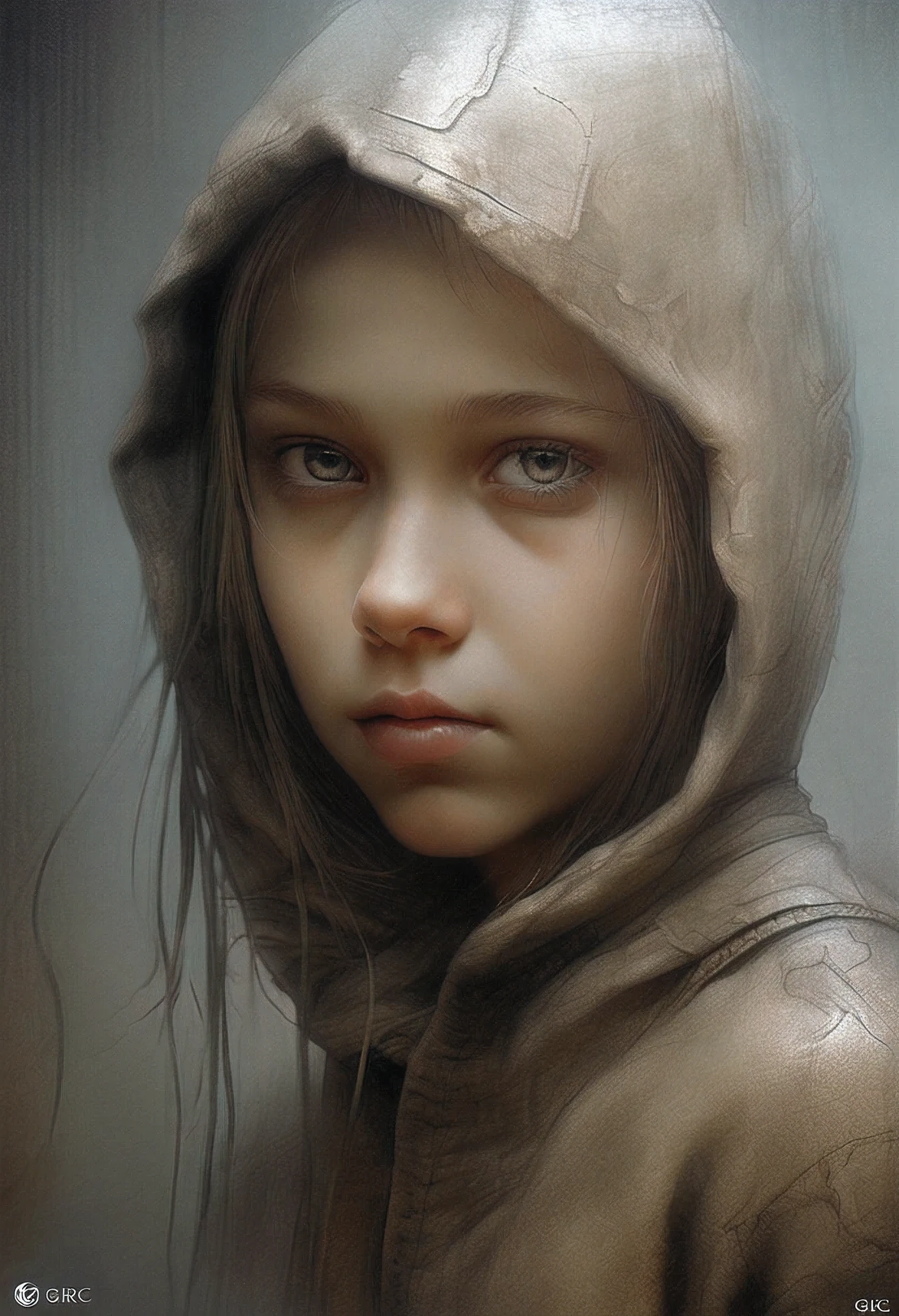 young girl, творческая импровизация (Created by Peter_Gric)