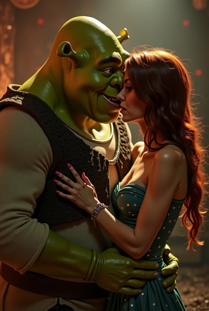 Scarlet Witch gives Hulk a tremendous fellatio; both completely naked; Scarlet Witch has big breasts; Hulk's cock is huge and thick (it barely fits in the Witch's mouth); explicit sex; adult content; masterpiece; intrinsic details; 8k; explicit sex