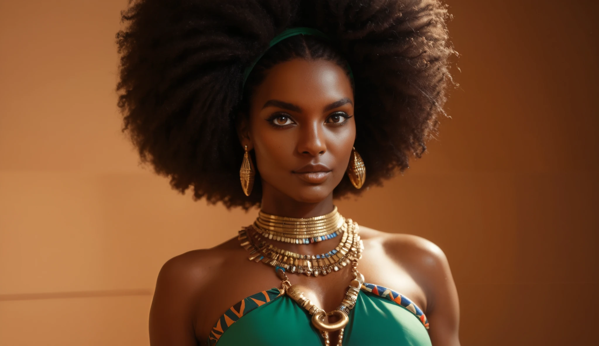 ((Peau africaine foncée, Peau d&#39;ébène très profonde)), ((Sa beauté est indéniable)), ((joli visage excité)), ((Yeux parfaits hyper détaillés,)), ((pose mignonne)), ((Langue sortie)), ((Attirant )), Sexy, (( Chemise en maille serrée, shorts courts Sexy)), ((Afro bouclés cheveux africains queue de cheval afro afro,)), (( peau)), ((debout, Vue de face)), ((attend assisse de manière Sexy)), ((Intérieur, Aéroport)), CGI ciblé, photoréaliste, Détails élevés, Réaliste, partie maîtresse, absurde, Meilleure qualité, HDR, de haute qualité, haute définition, extrêmement détaillé, Fond d&#39;écran 8k, détails complexes, 8k euh, Full HD, (photo réaliste:1.2), contraste, éclairage intense, cinématique d&#39;éclairage, éclairage naturel, Lumière forte, Contre-Jour, Éclairage global, occlusion ambiante. Dans un aéroport